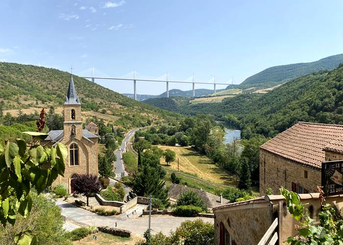 Vue depuis le village de Peyre