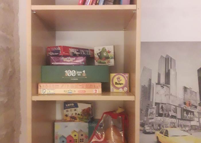 Livres et Jeux pour enfants - Gîte Loft Newyorkais