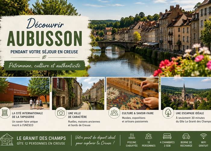 Gîte le Granit des Champs Mainsat Creuse
