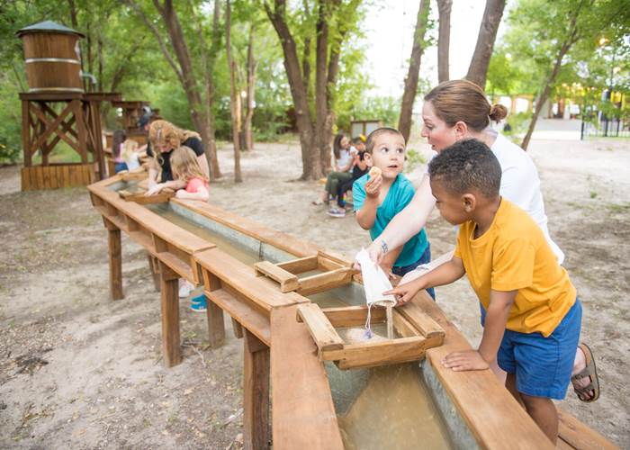 Une Rivière au Trésors, celle du Parc Aventure est à l'ombre toute la journée.