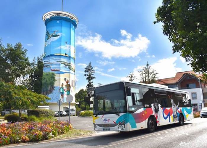 Bus Alégo à Audenge sur le Bassin d'Arcachon