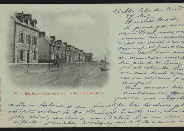 La Korrigane_Binic-Etables sur mer_Chambre d'hote_Hotel_Carte postale ancienne