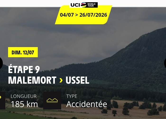 étape 9- tour de france- corrèze- cyclisme- 2026
