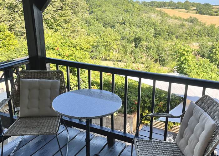 Vue balcon Chambre 1