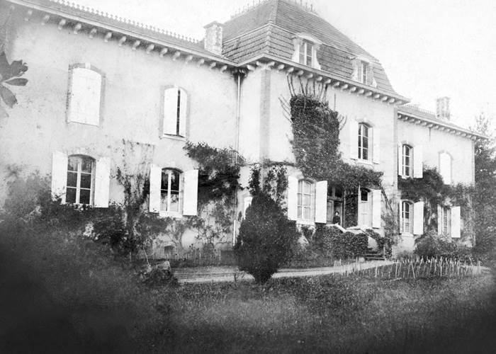 Le château dans les années 1950