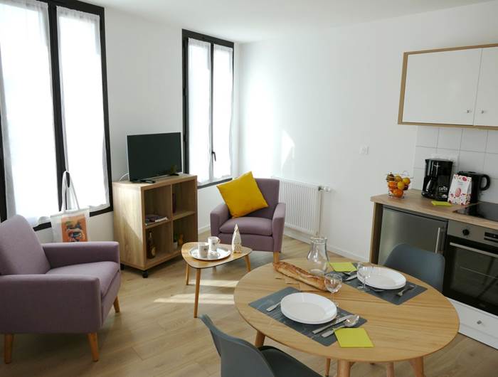 Salle à manger - Résidence Heurtebise Jonzac - Appartement Soenna
