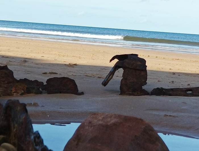on Omaha Beach
