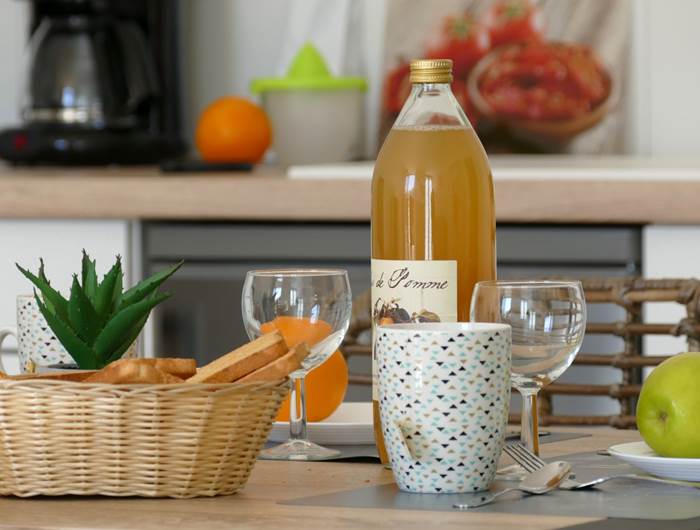 Petit-déjeuner au top - Résidence Heurtebise Jonzac - Appartement l'Oméga