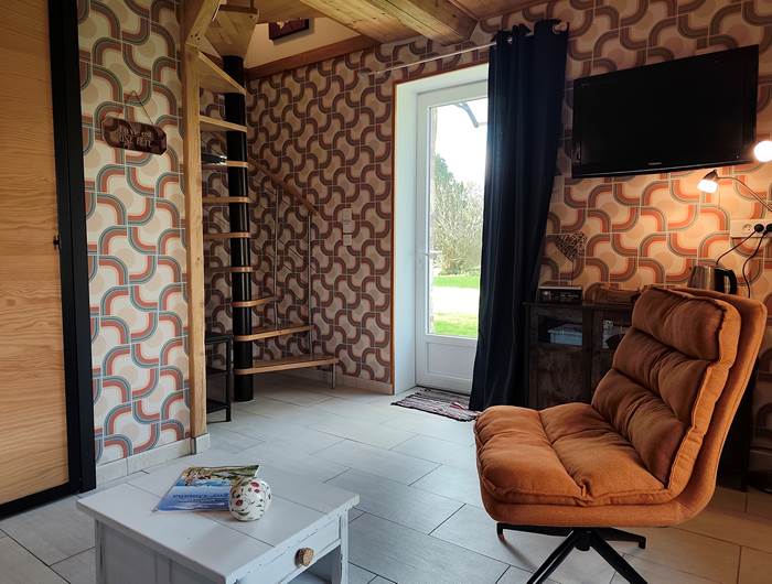 Chambre d’hôtes-cadre chaleureux-décoration soignée