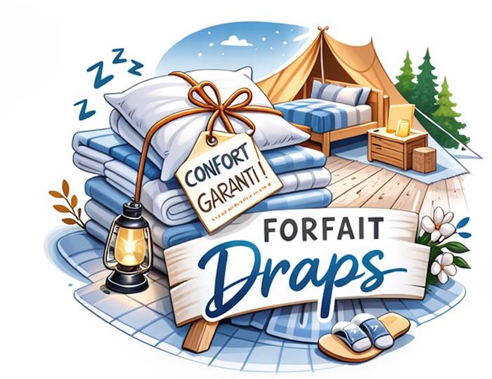 Camping la Voueize Gouzon - Forfait draps