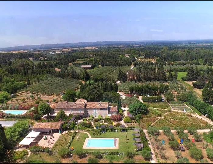 vue aérienne MAS DES FIGUES