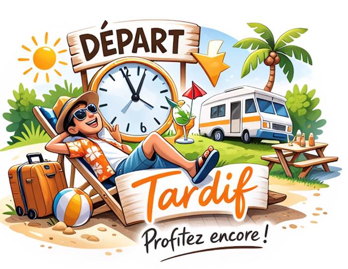 Camping la Voueize Gouzon - Départ Tardif