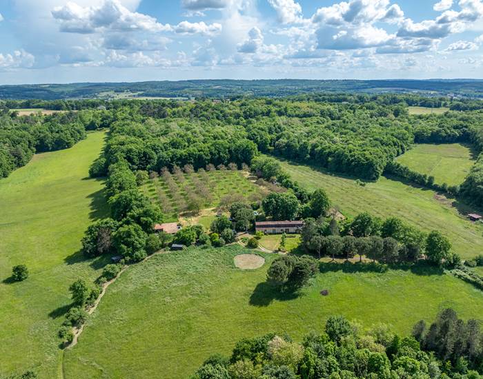 Vue aérienne Domaine INYAQAB crédit photo logadrone