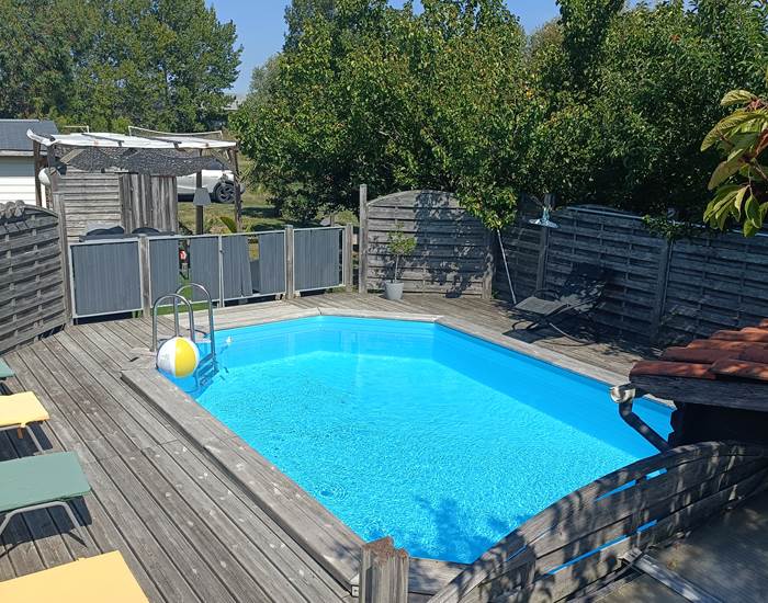piscine chauffée 29°