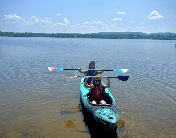 Kayak sur le lac