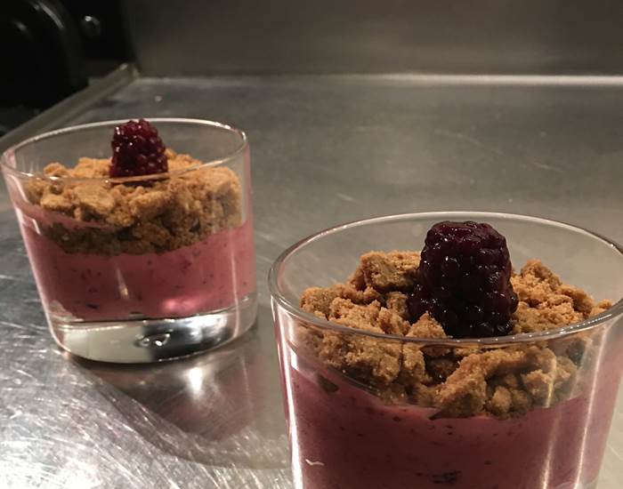 Tiramisu aux framboises et speculos