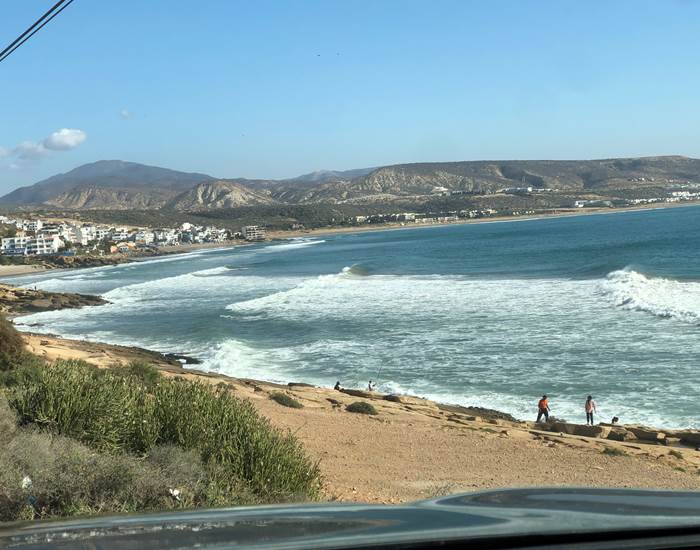 la magnifique baie de Taghazout