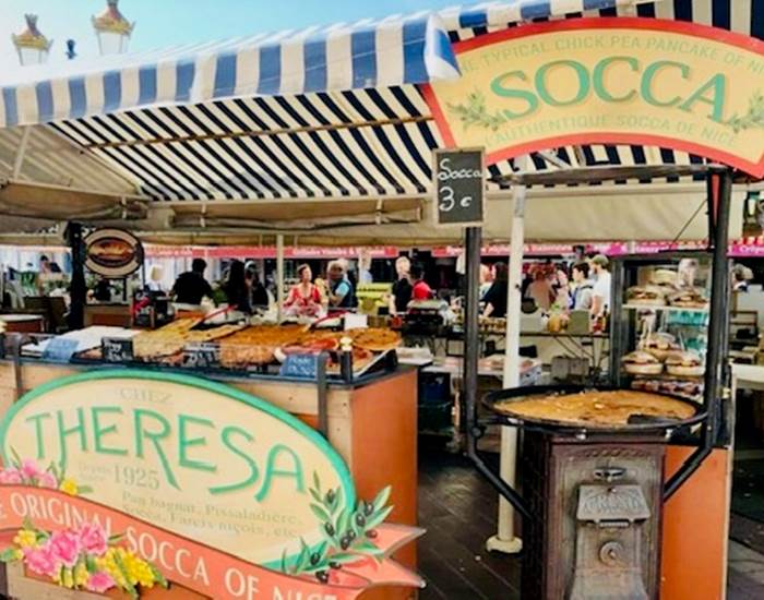 VIEUX NICE COURS SALEYA SOCCA "THERESA"