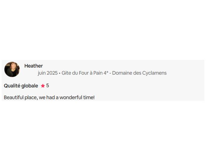 Avis Le Four a Pain Domaine des Cyclamens
