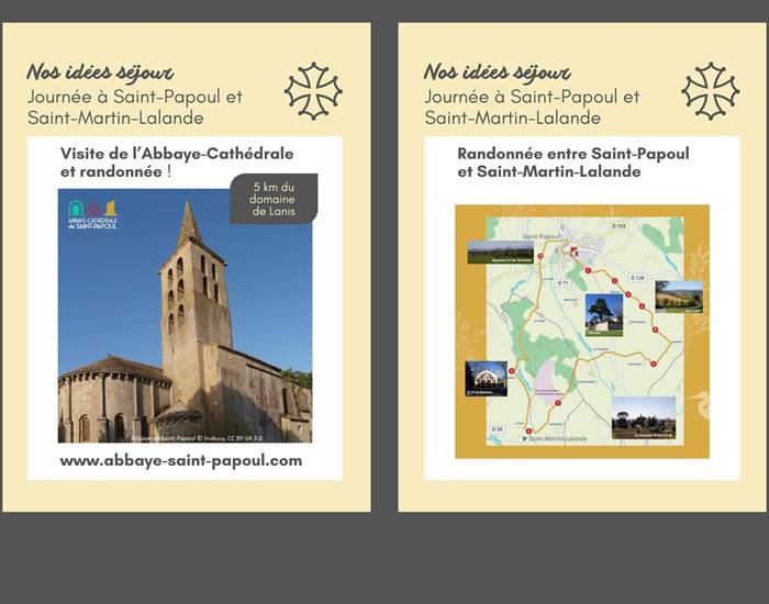 Abbaye Saint-Papoul - Randonnée