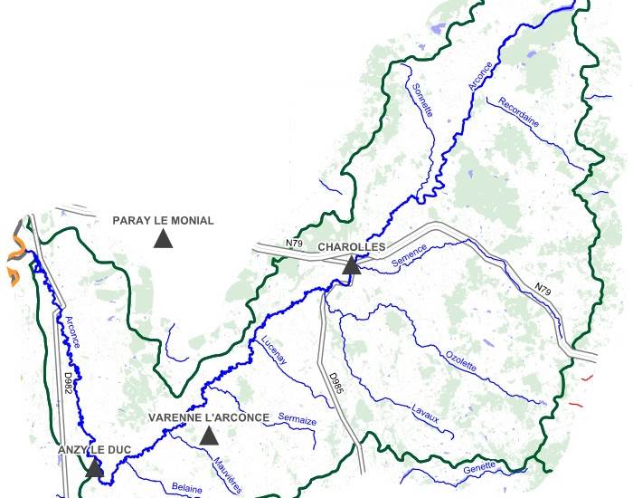 La pêche sur l’Arconce
