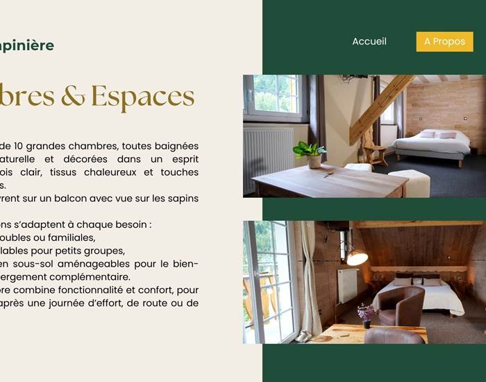 Chambres vue montagne à Saint-Lary-Soulan – Hôtel 3 étoiles La Sapinière d’Espiaude.