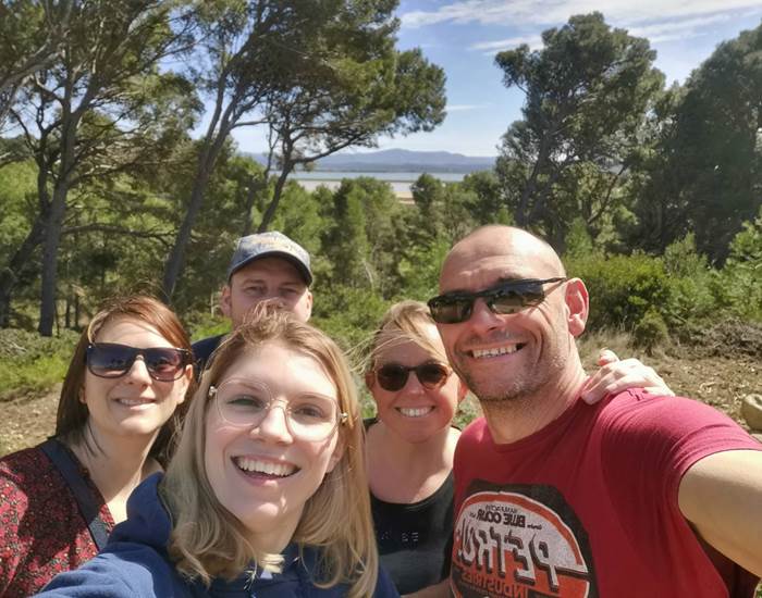 le Coq du Nord -Mailhac part en balade en famille