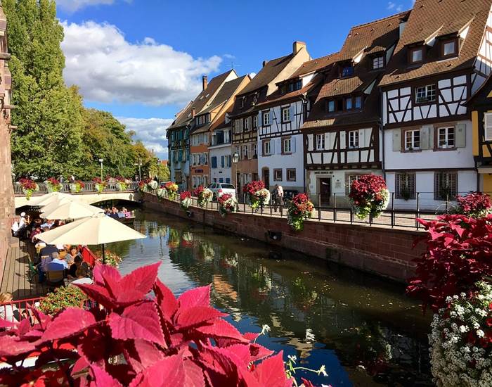 colmar  en plein vignoble alsacien