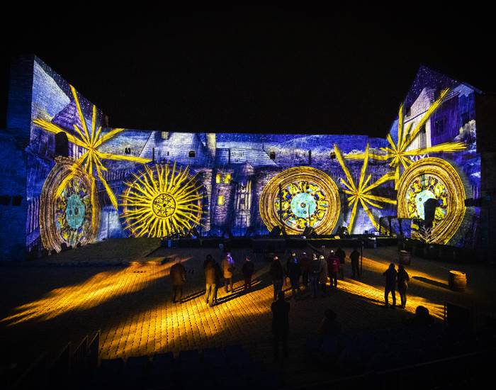 Spectacle son et lumière dans le château (© SI Bouillon)