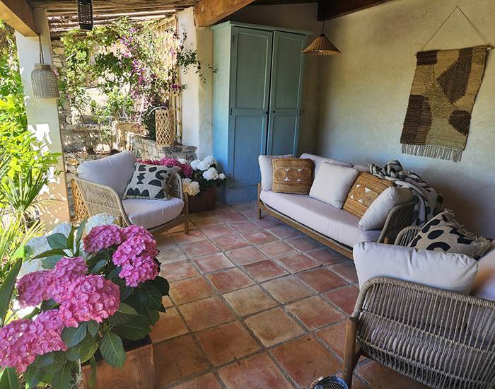 Terrasse du jardin