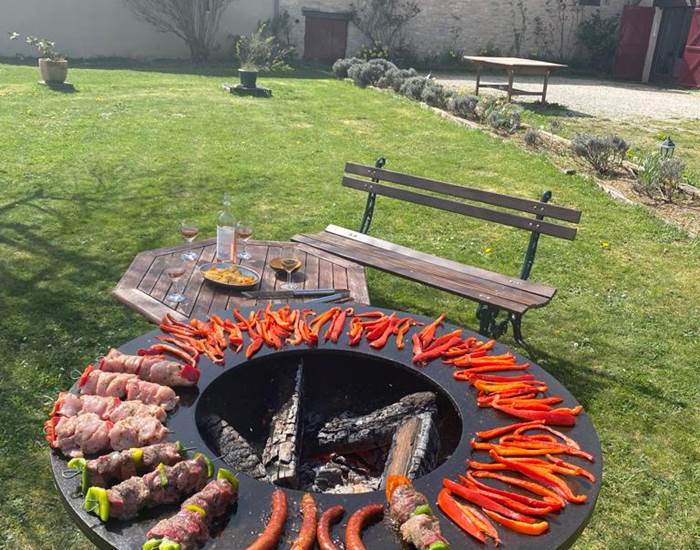 Le barbecue du Domaine du Gravier Gramat Lot