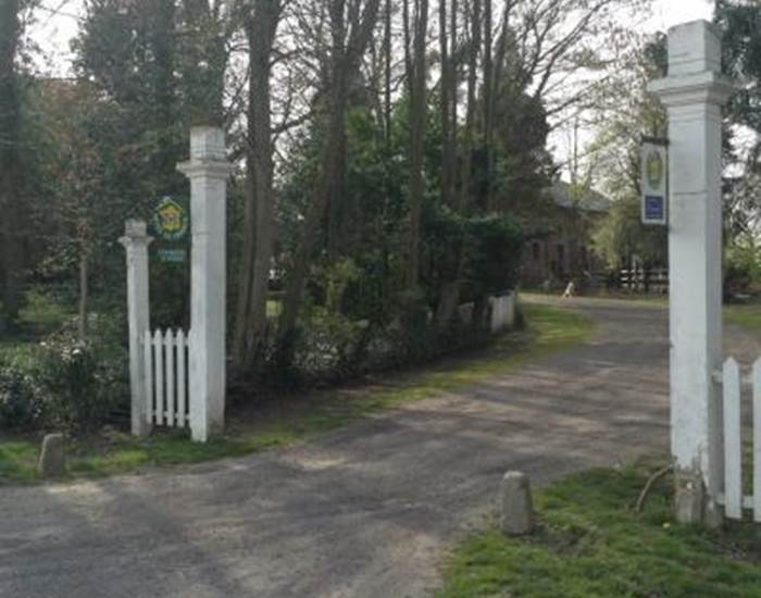 Entrée maison d'hôtes