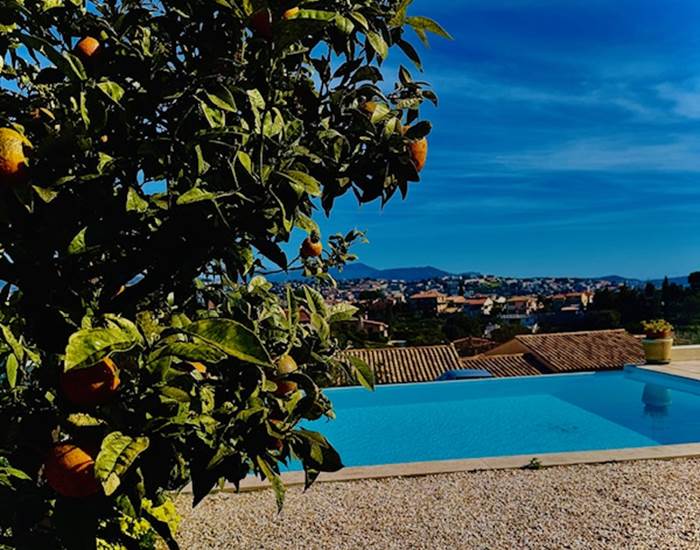 ORANGER LOU BEL AZUR FRANCHE RIVIERA LOCATION MAISON DE VACANCES