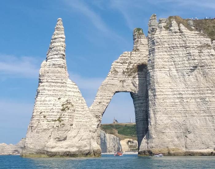 falaises vue de mer
