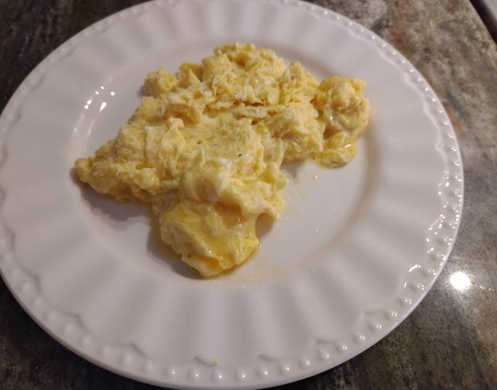 Omelette avec les œufs de notre producteur