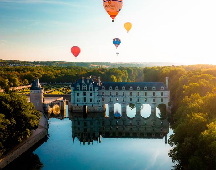Montgolfières à Chenonceaux