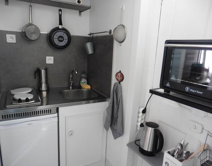 La kitchenette toute neuve