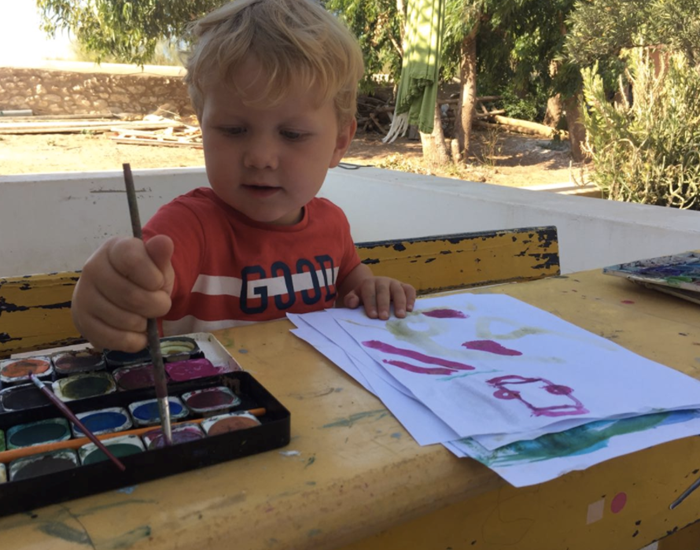 Riad Baoussala - activité peinture