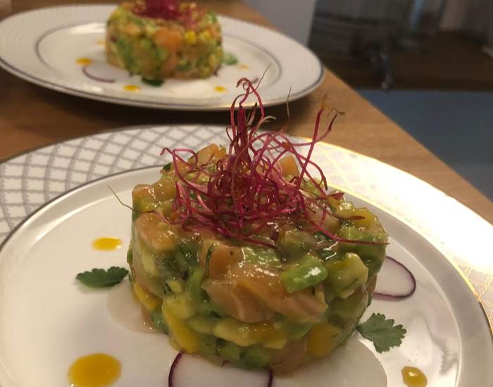 L'AUBERGE DU RANC: Tartare de Saumon