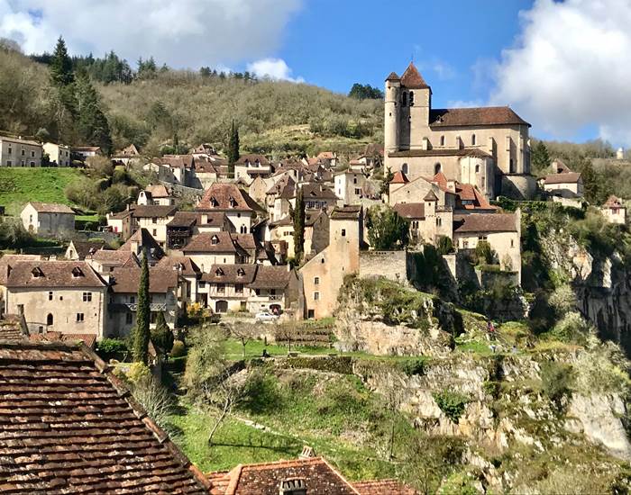 Vue sur Saint Cirq Lapopie