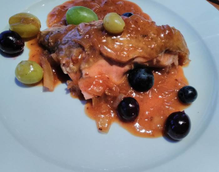 cailles au raisin