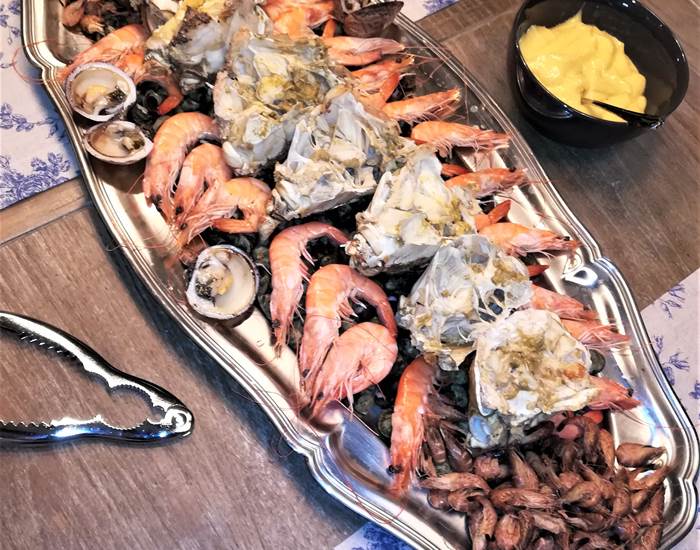Kergroaz Maner Plateau de fruits de mer (menu avec supplément)