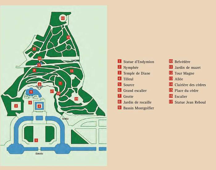Le plan du Jardin de la Fontaine-news