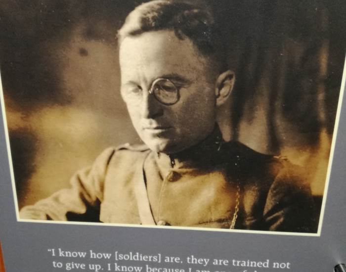 "I know how soldiers are, they are trained not to give up. I know because I am one of them" Harry Truman