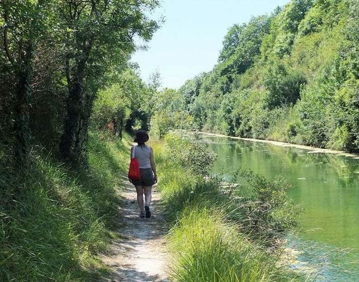Balade au bord du canal de Rompsay