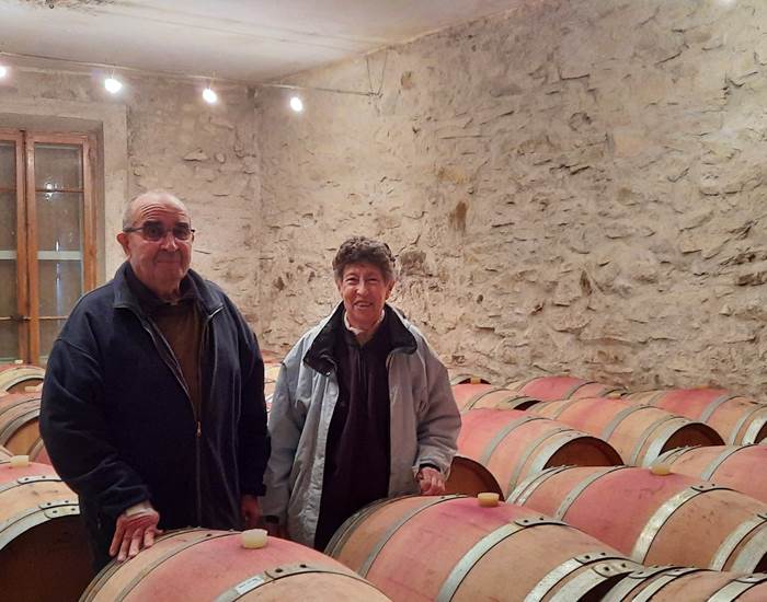 Pierre et Eliane du Domaine Pierre Fil