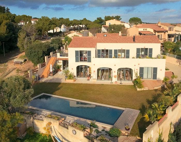 Maison vue du ciel