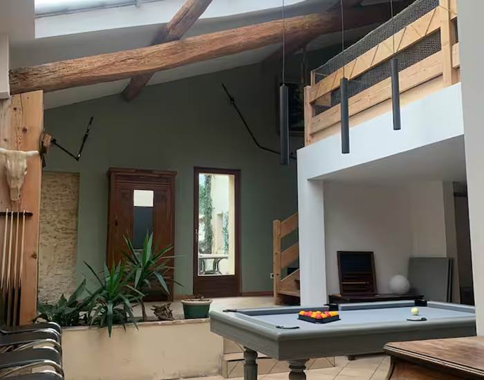 Espace détente ouvert