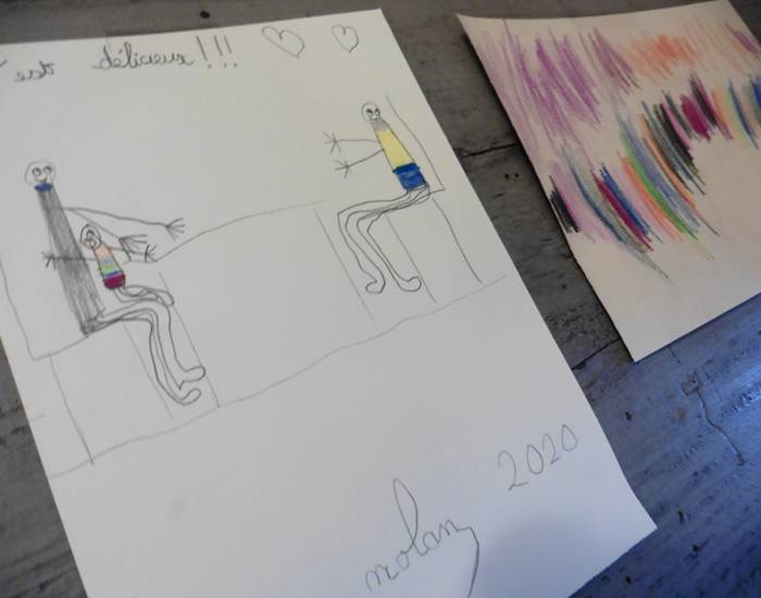 Des dessin pour le Salon de Thé de l'Ephémère - Limoges