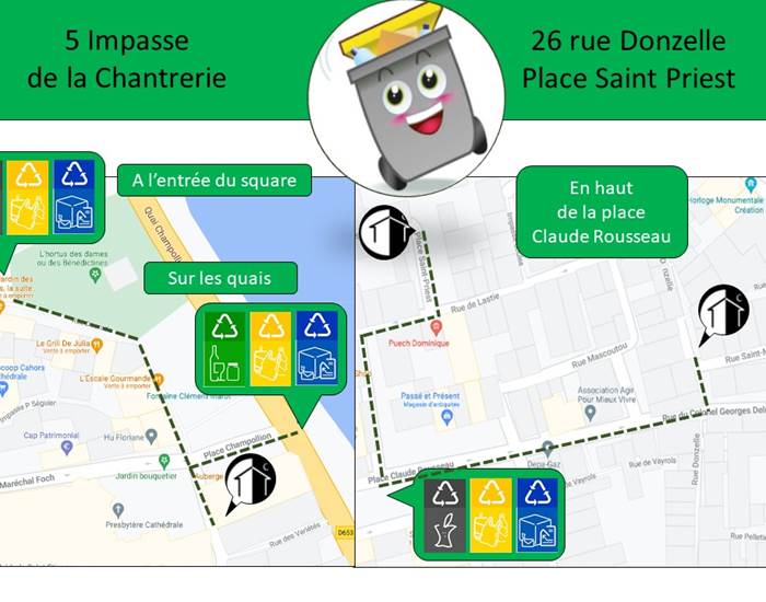 Plan poubelles